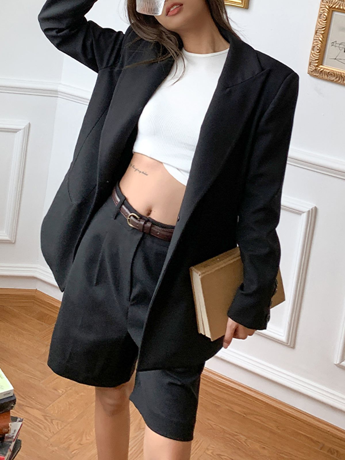 Effortless Single Breasted Blazer sold by COMMENSE product image thumbnail 3