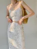 Floral Lace Pattern Skirt Set sold by COMMENSE