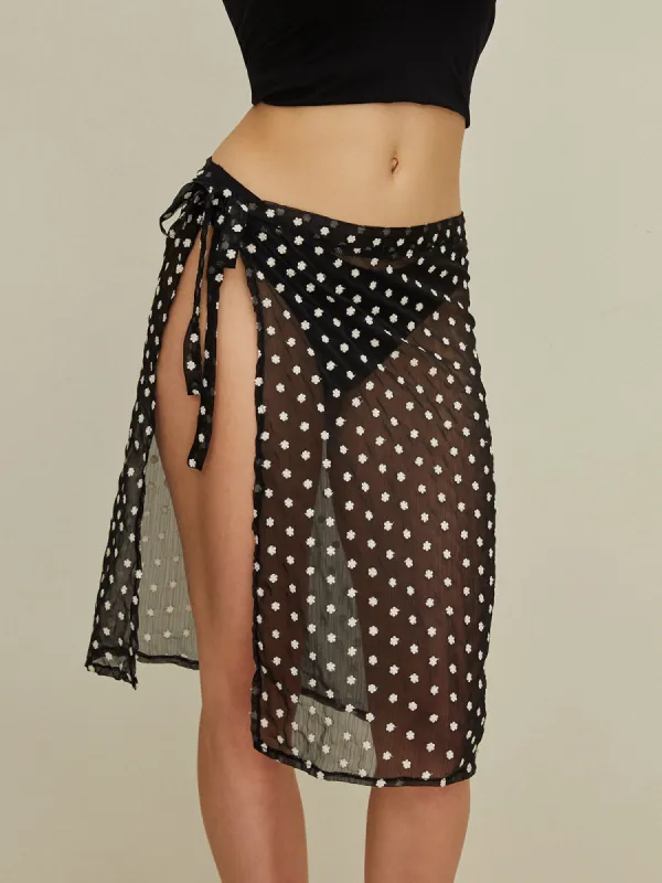 Sheer Cover Up Skirt sold by COMMENSE