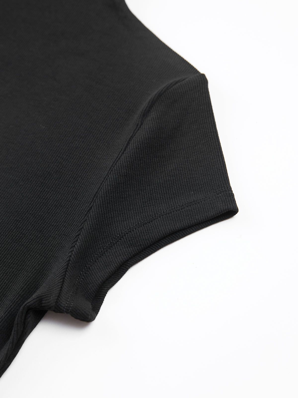 Basic Ribbed Mockneck Knit Top sold by COMMENSE product image thumbnail 2