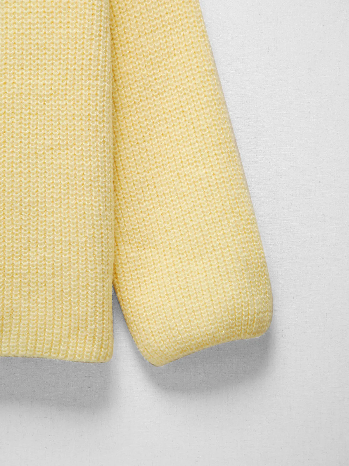 Chunky Knit Quarter Zip Open Collar Sweater sold by COMMENSE product image thumbnail 4