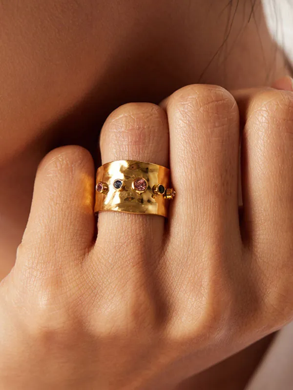 Embellished Rhinestone Ring sold by COMMENSE