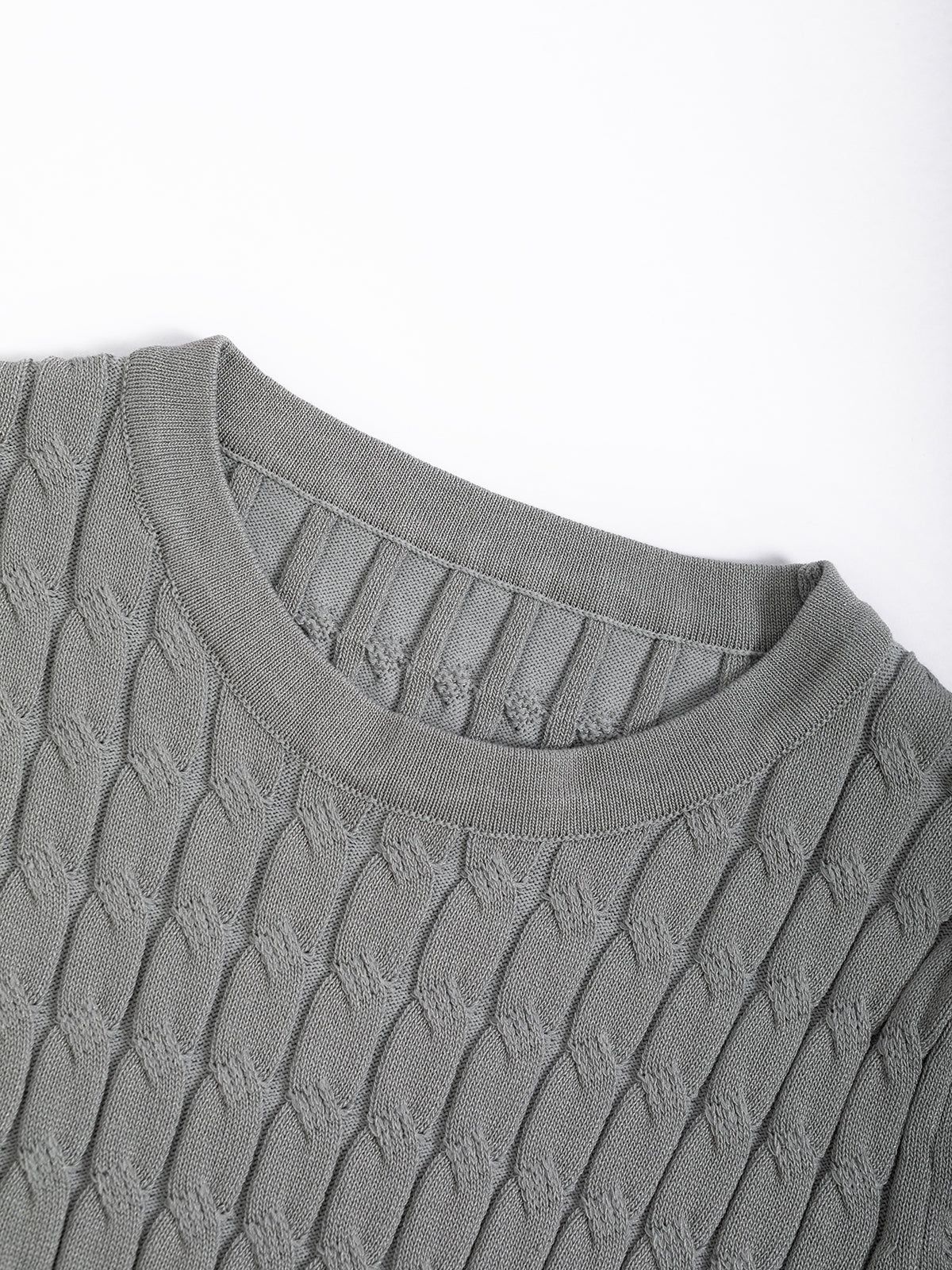 Cable Knit Sweater sold by COMMENSE product image thumbnail 3