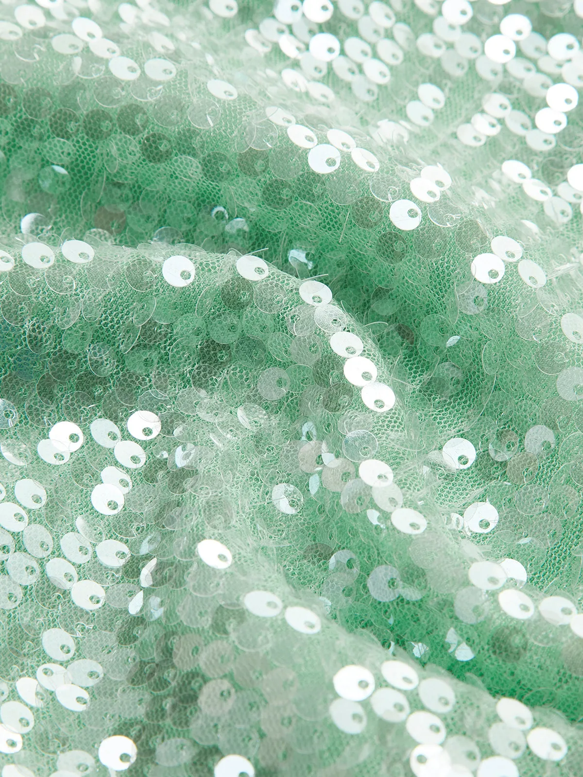 V-Neck Lace Up Sequins Dress sold by COMMENSE product image thumbnail 4