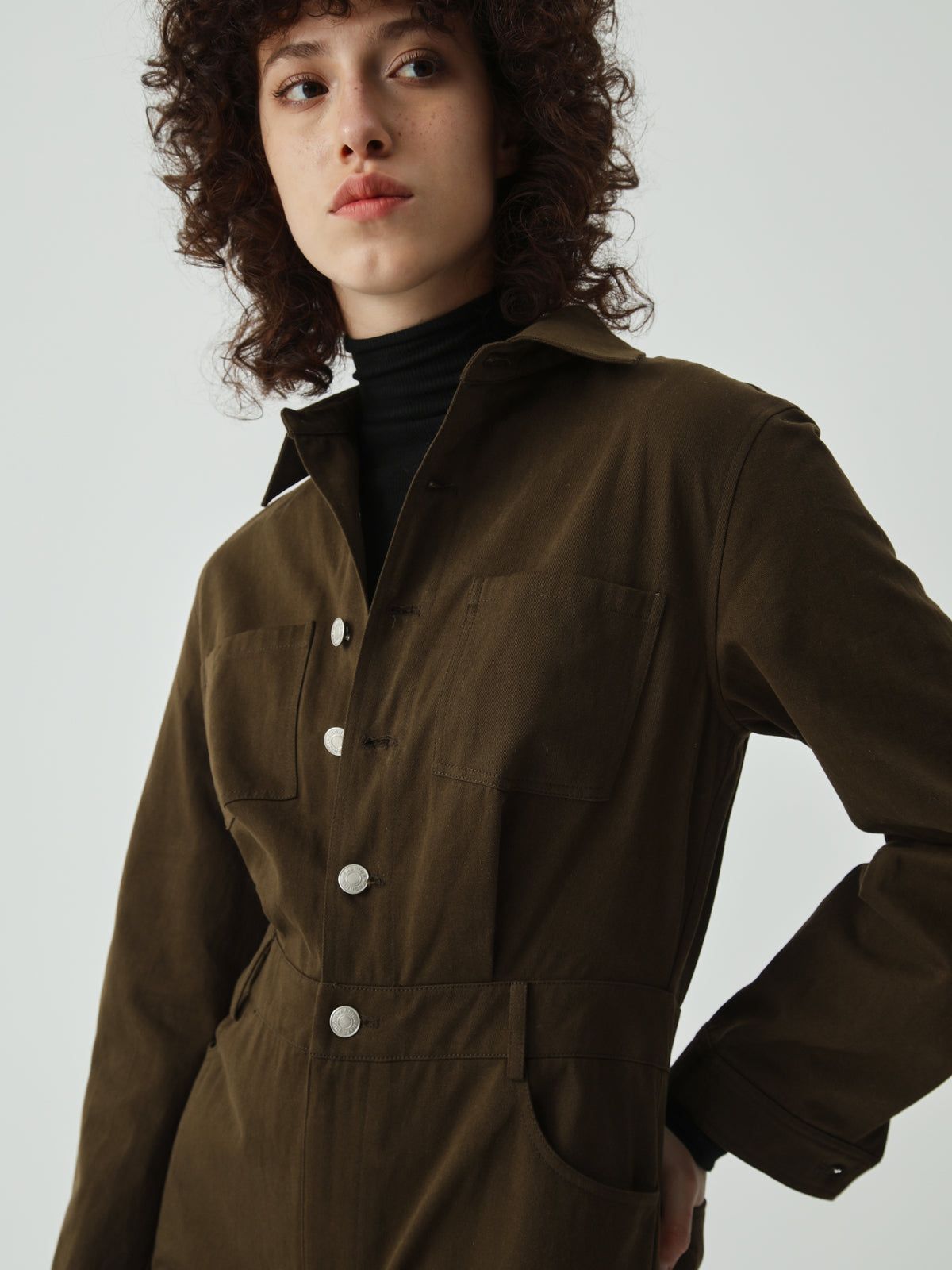 Essential Long Sleeve Jumpsuit sold by COMMENSE product image thumbnail 4