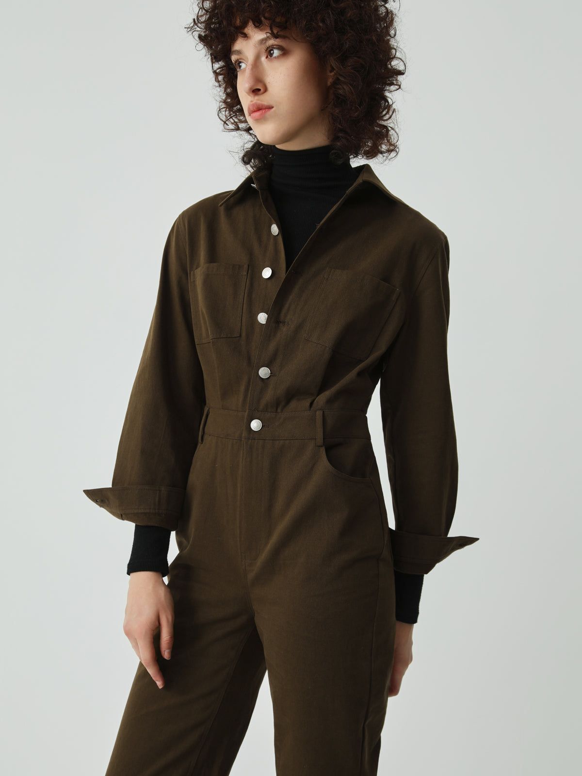 Essential Long Sleeve Jumpsuit sold by COMMENSE product image thumbnail 2