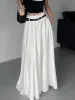 Belted Pleated Long Skirt sold by COMMENSE