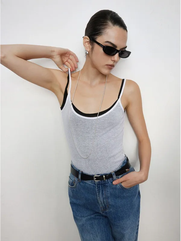 Basic Semi-sheer Cami Top sold by COMMENSE