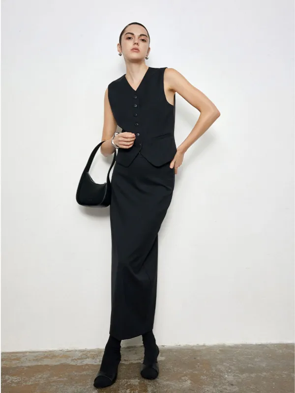 City Stroll Maxi Skirt sold by COMMENSE