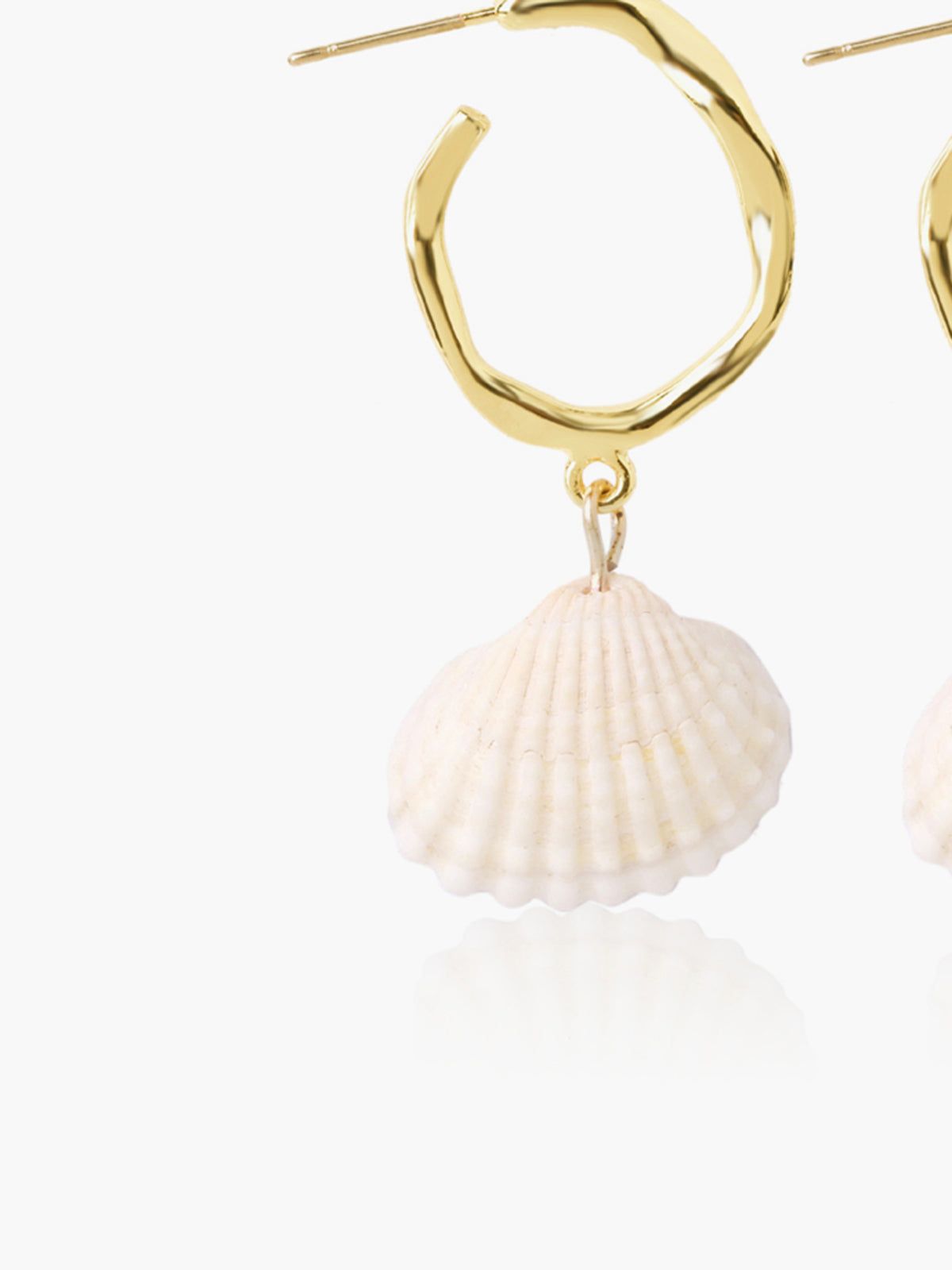 Shell Drop Earrings sold by COMMENSE product image thumbnail 2