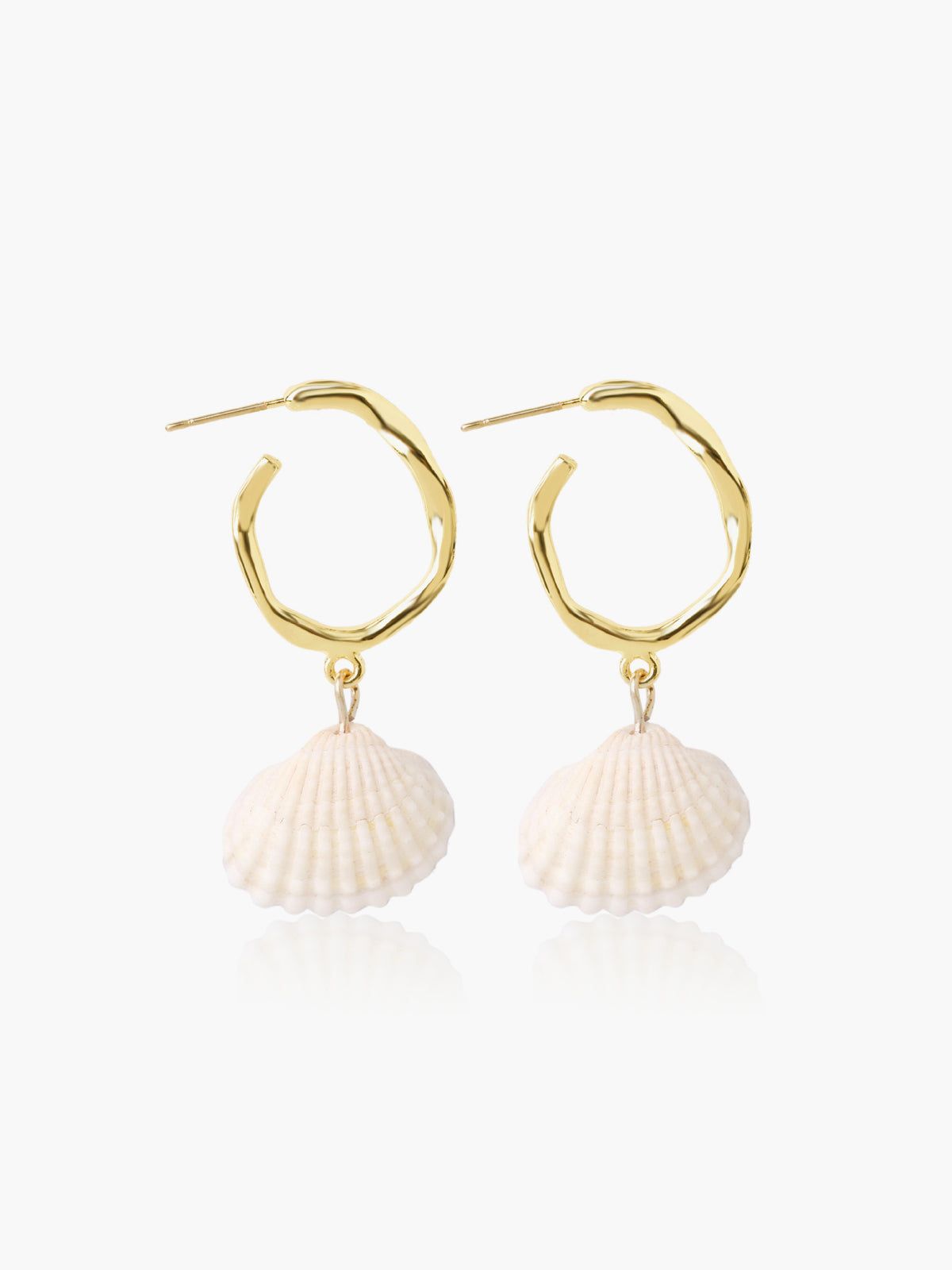 Shell Drop Earrings sold by COMMENSE