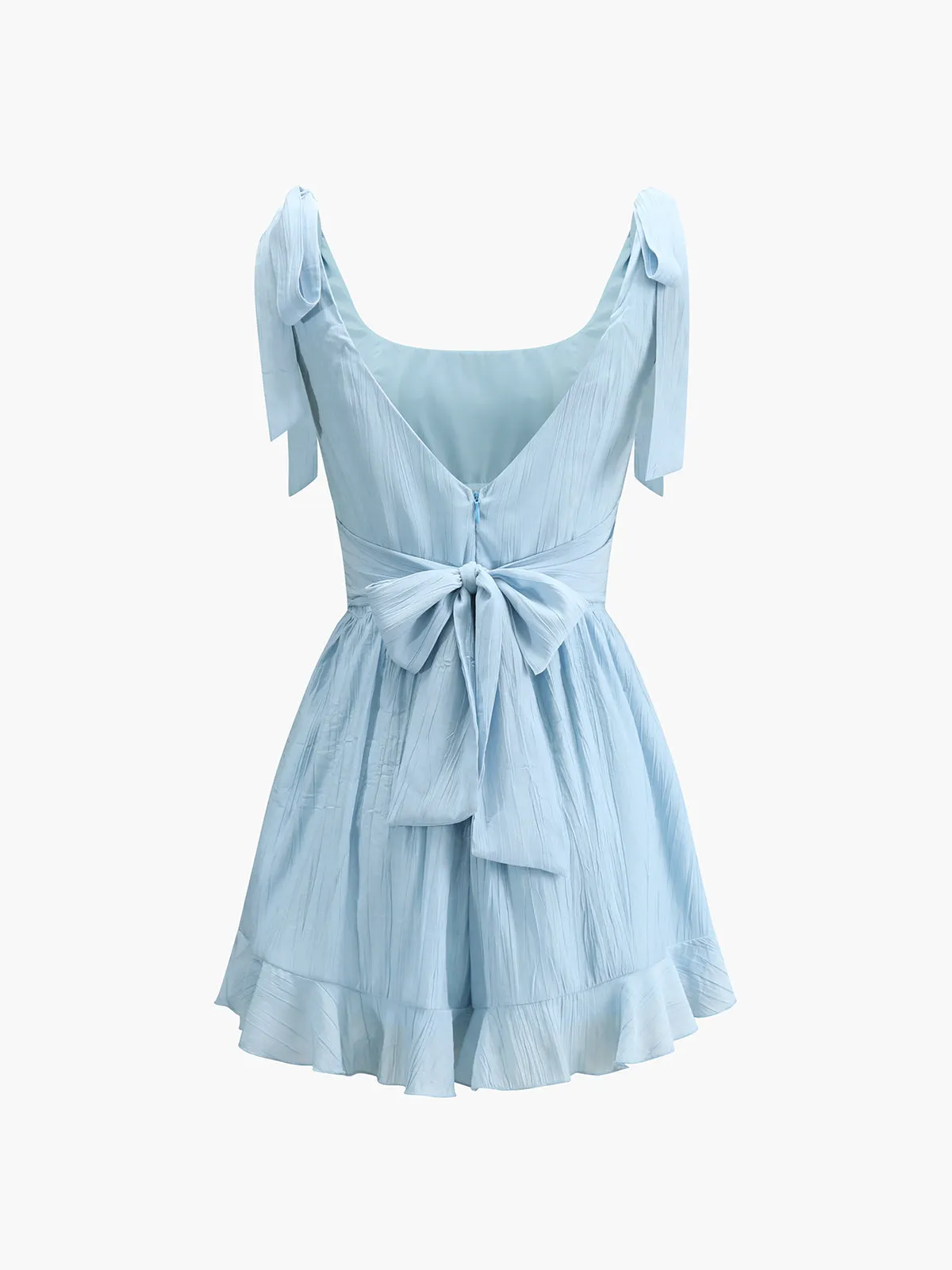 Pure Cotton Sleeveless Bow Jumpsuit sold by COMMENSE product image thumbnail 2