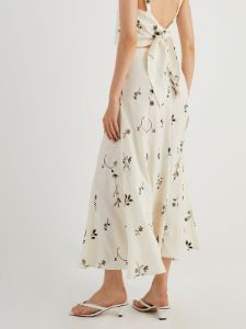 Embroidered Floral Long Skirt sold by COMMENSE