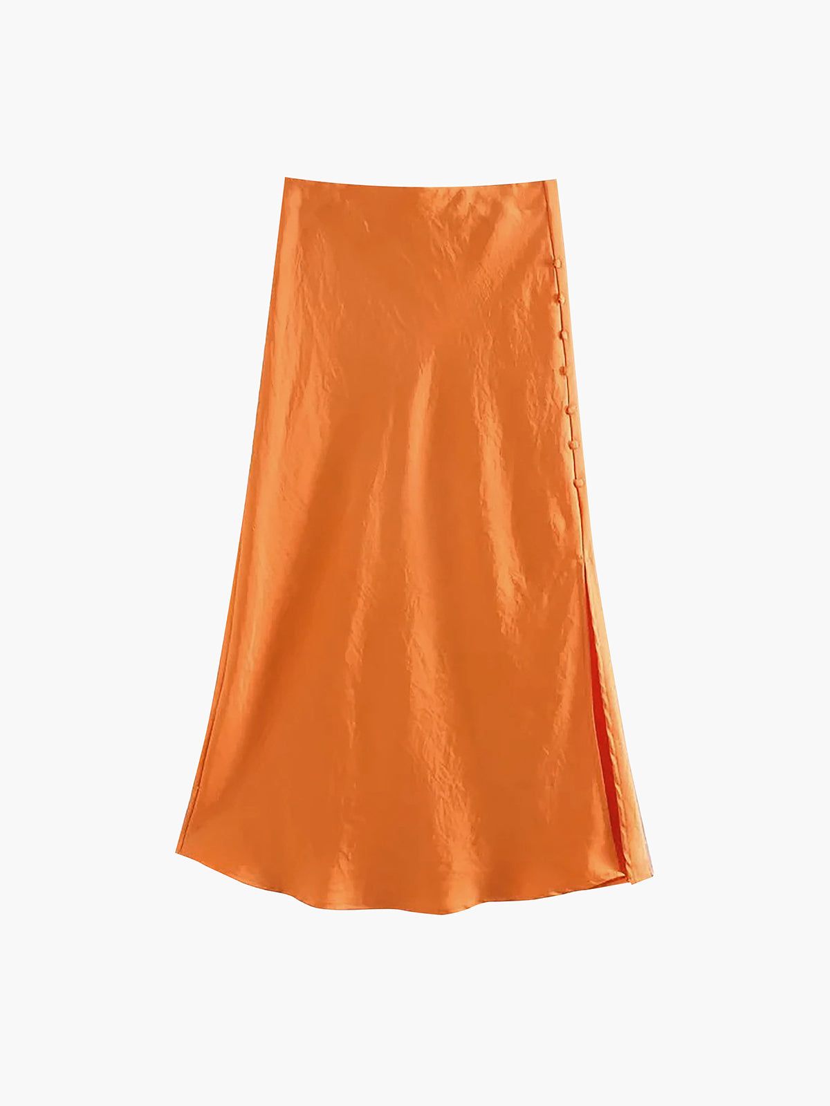 Sunset Satin Midi Skirt sold by COMMENSE product image thumbnail 5
