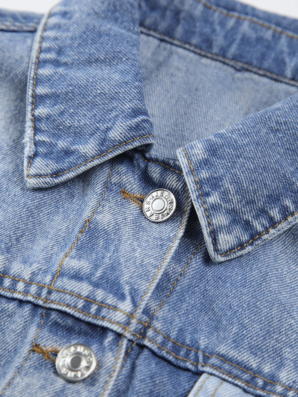 Patchwork Denim Jacket sold by COMMENSE product image thumbnail 3