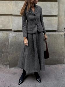 Elegant Pleated Solid Midi Dress sold by COMMENSE
