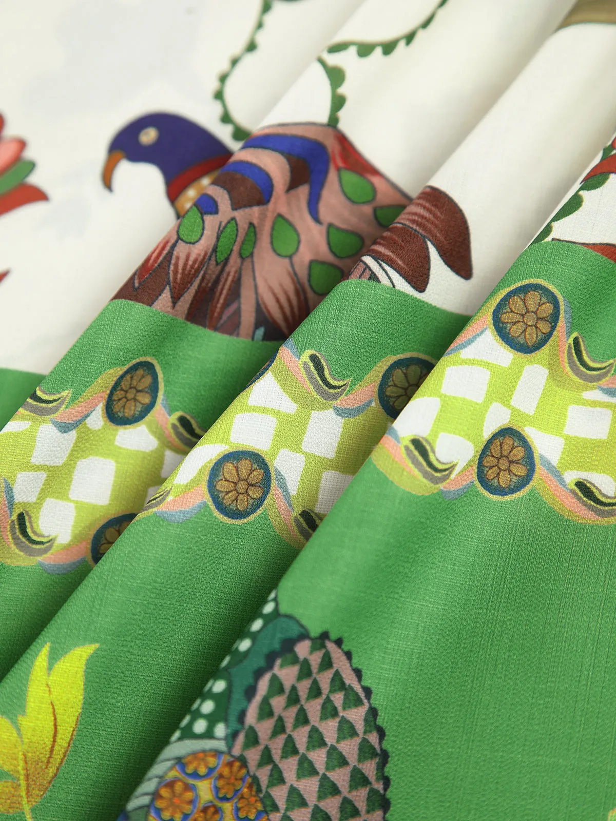 Birdie Print Pockets Cami Long Dress sold by COMMENSE product image thumbnail 4