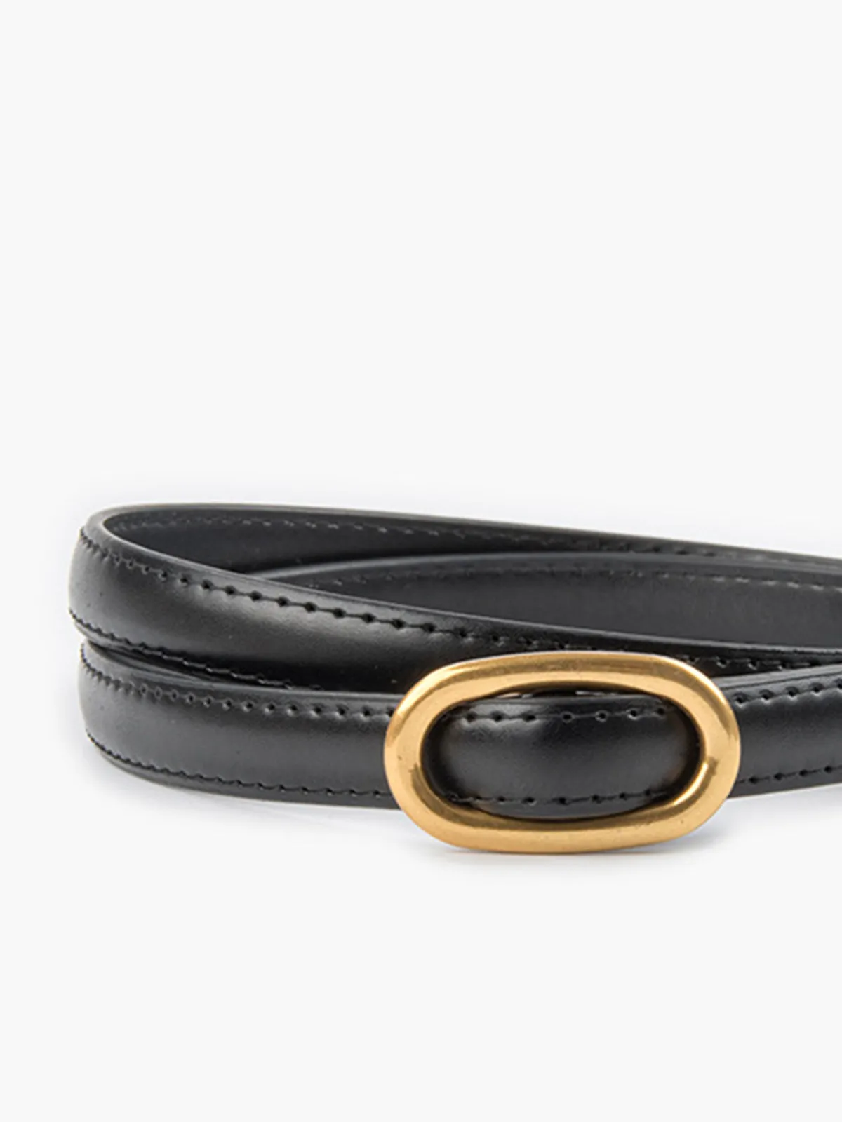 Simple Texture Metal Buckle Waist Belt sold by COMMENSE product image thumbnail 2