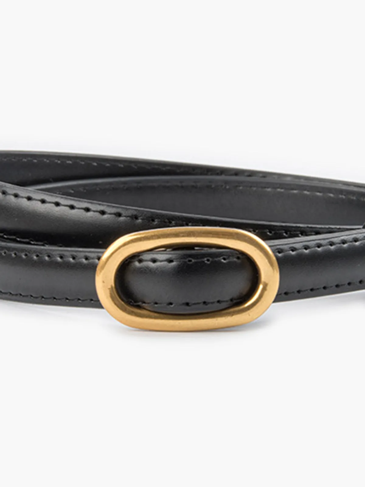 Simple Texture Metal Buckle Waist Belt sold by COMMENSE product image thumbnail 3