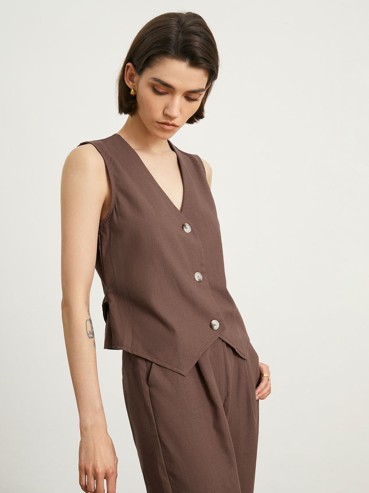 Cotton Cloud Linen Pants Set sold by COMMENSE product image thumbnail 3