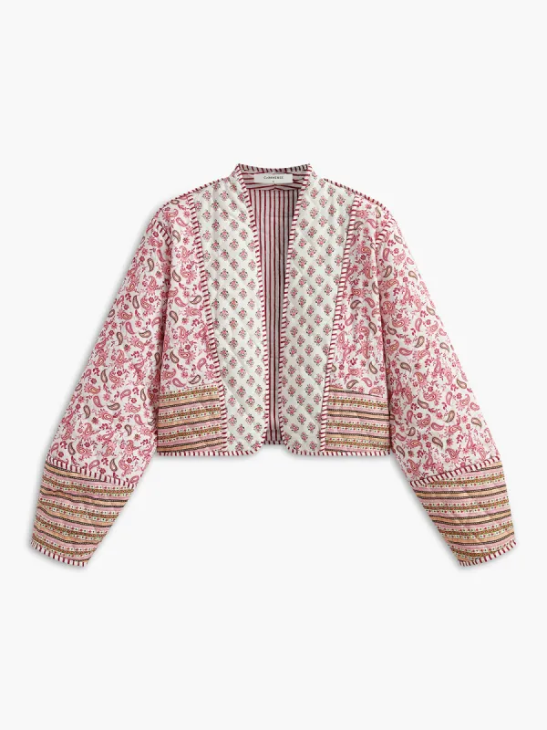 Floral Embroiled Double-Sided Winter Coat sold by COMMENSE