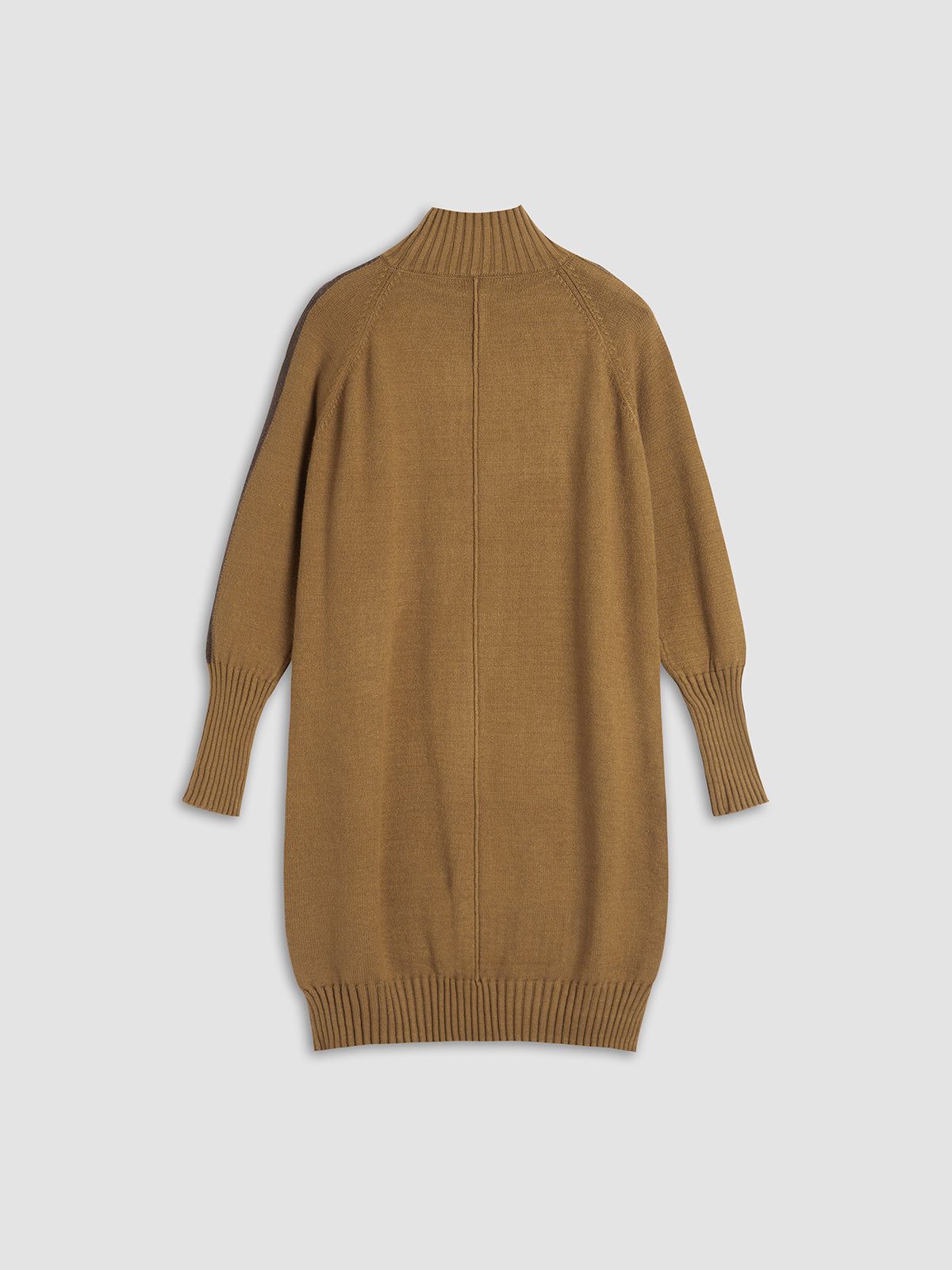 Two Tone Mockneck Sweater Dress sold by COMMENSE product image thumbnail 4