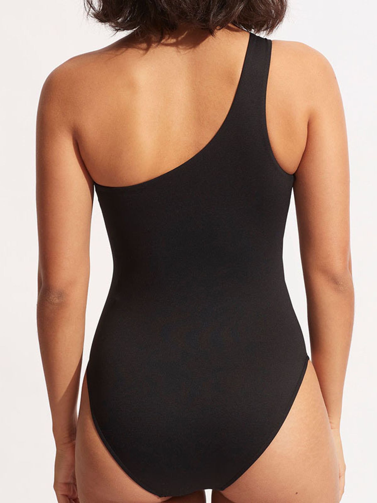 One Strap Cutout One Piece Swimsuit sold by COMMENSE product image thumbnail 2
