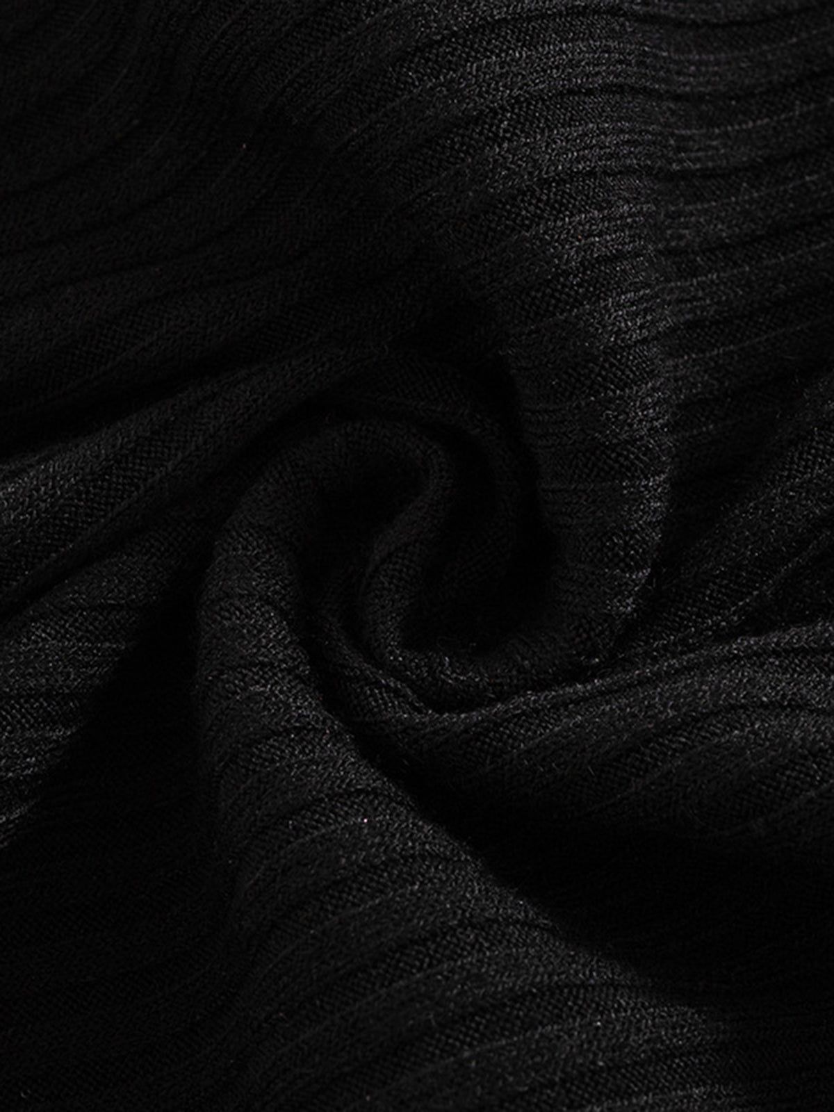 Open Back Tie Ribbed Crop Top sold by COMMENSE product image thumbnail 5