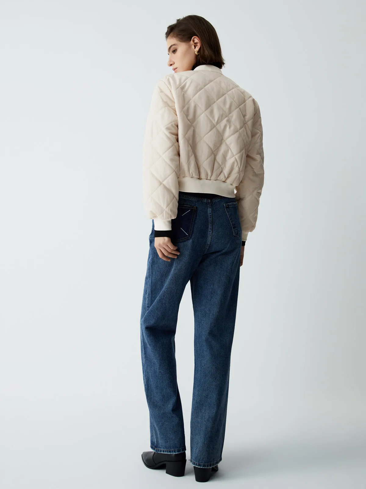 Creamy Lightweight Quilted Coat sold by COMMENSE product image thumbnail 5