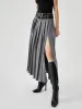 Pleated Split Maxi Skirt Without Belt sold by COMMENSE