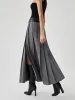 Pleated Split Maxi Skirt Without Belt sold by COMMENSE