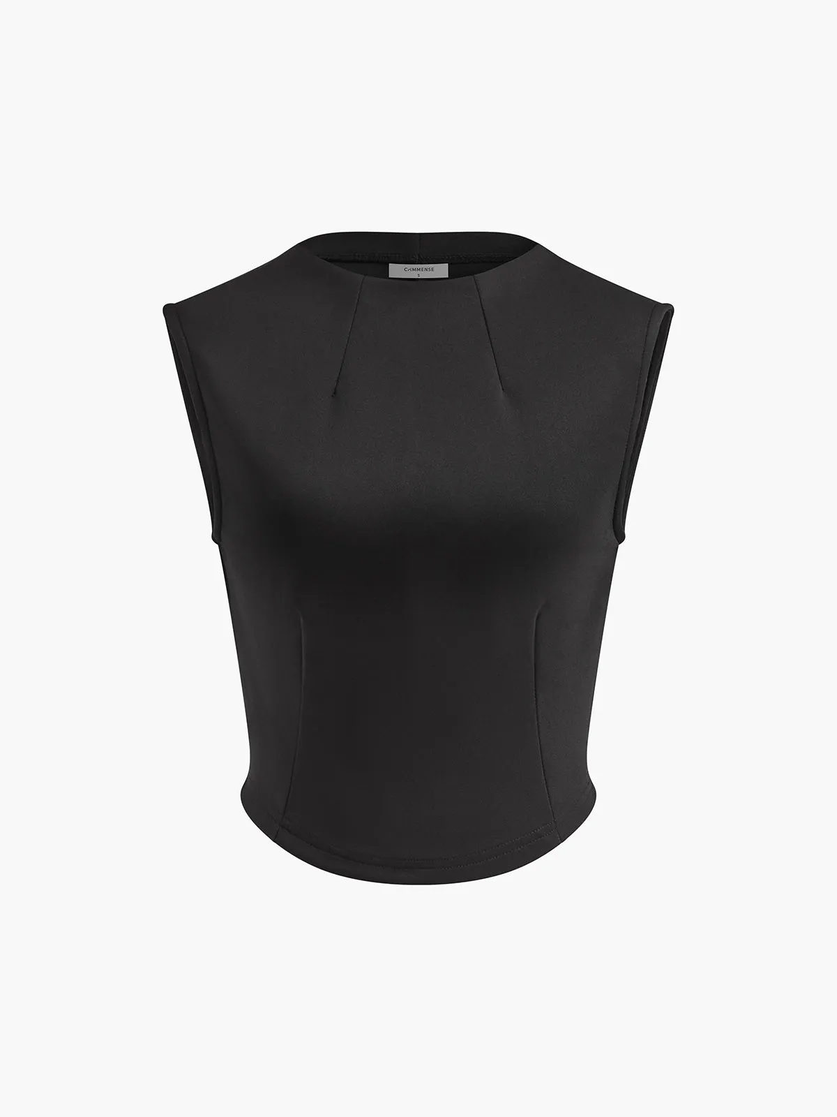 Slim Sleeveless Pockets Skirt Set sold by COMMENSE product image thumbnail 4