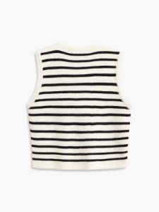 Old Money Aesthetics Stripe Sweater Vest sold by COMMENSE