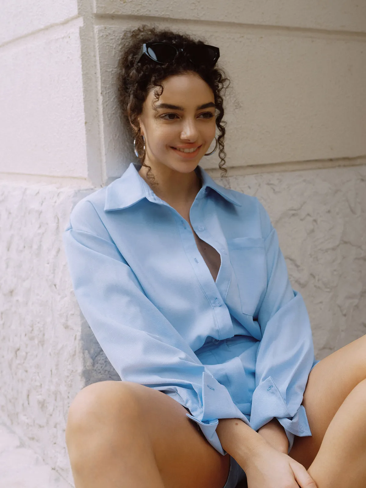 Plain Casual Shorts Set sold by COMMENSE product image thumbnail 3