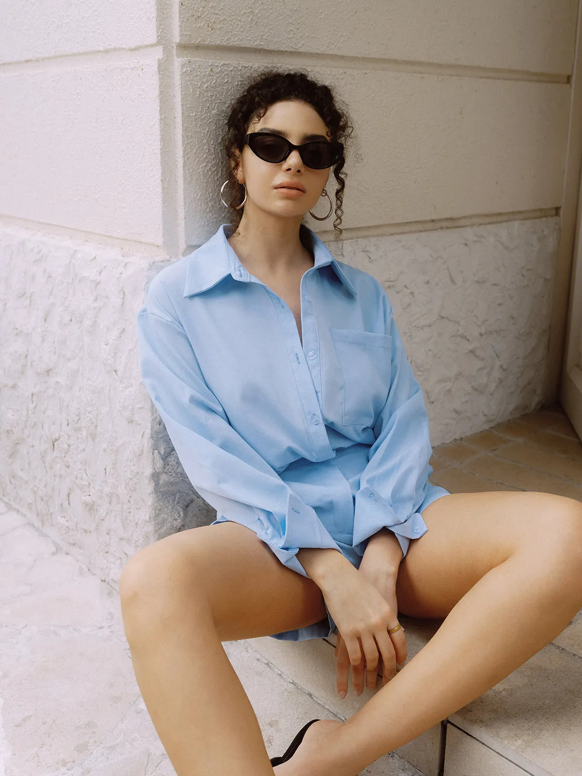 Plain Casual Shorts Set sold by COMMENSE product image thumbnail 4