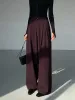 Casual Pleated Wide Leg Pants sold by COMMENSE