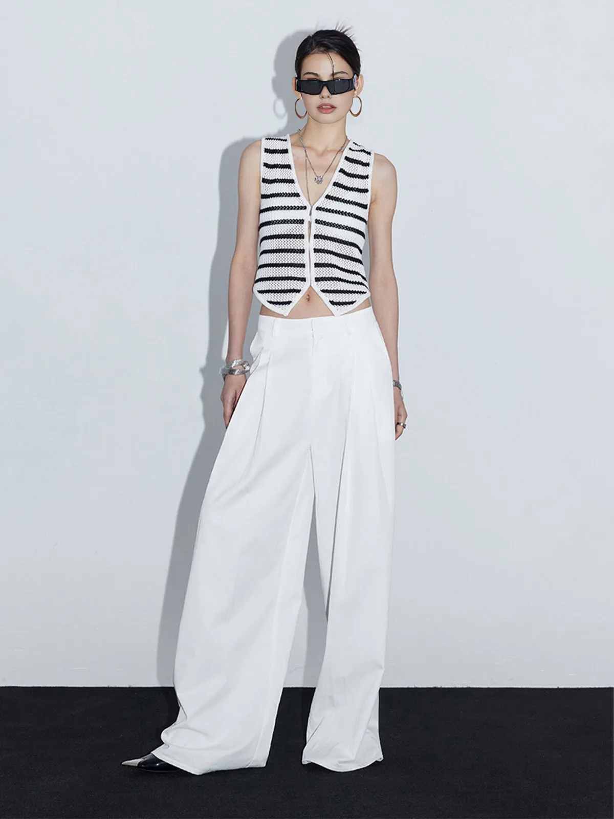 Sexy Striped Button Knit Top sold by COMMENSE product image thumbnail 3