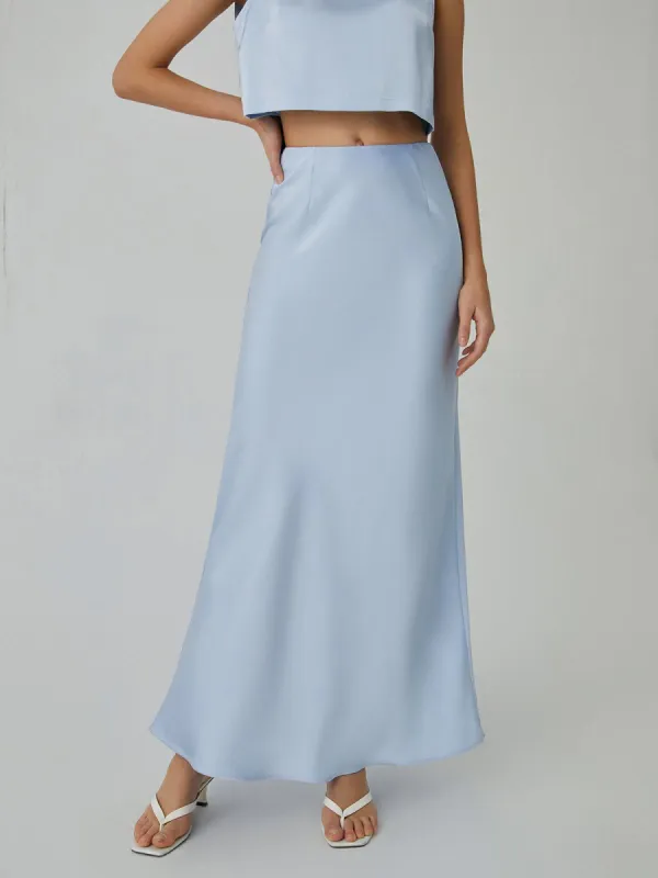 Minimalism Stain Maxi Skirt sold by COMMENSE