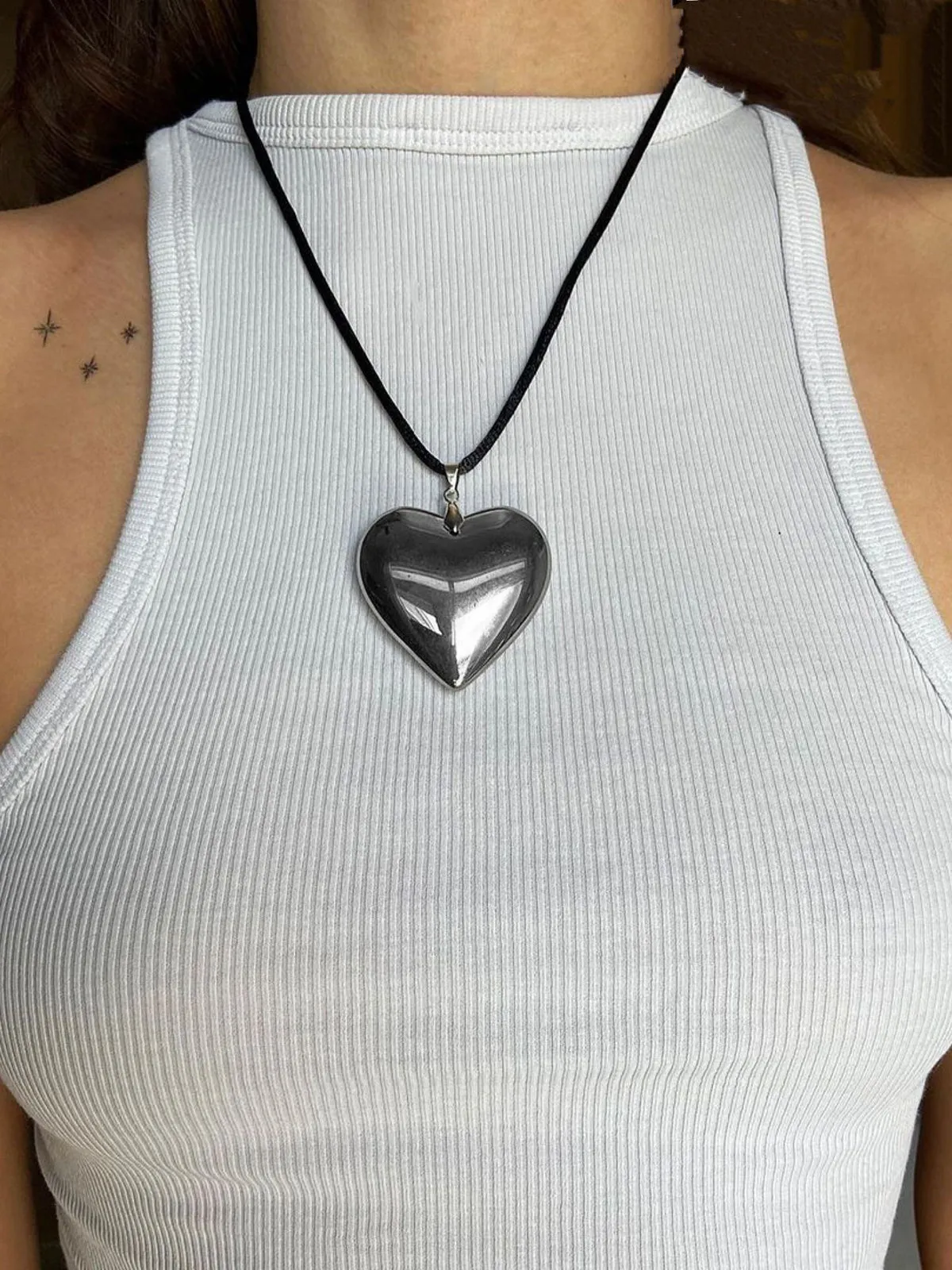 Heart Pendant Necklace sold by COMMENSE product image thumbnail 2