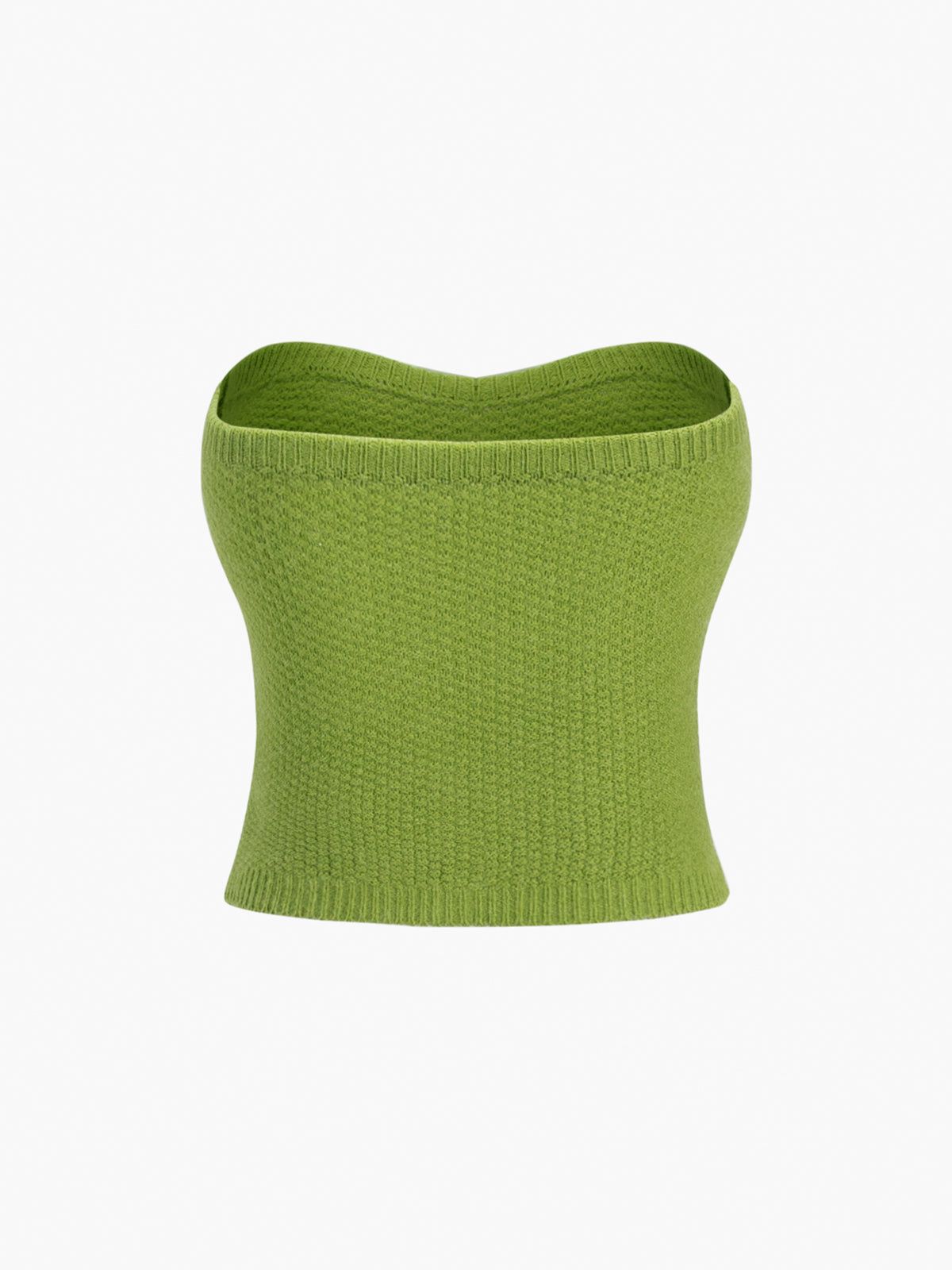 Sweetheart Crop Tube Tank Top sold by COMMENSE product image thumbnail 3