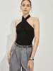 Halter Criss Cross Tank Top sold by COMMENSE