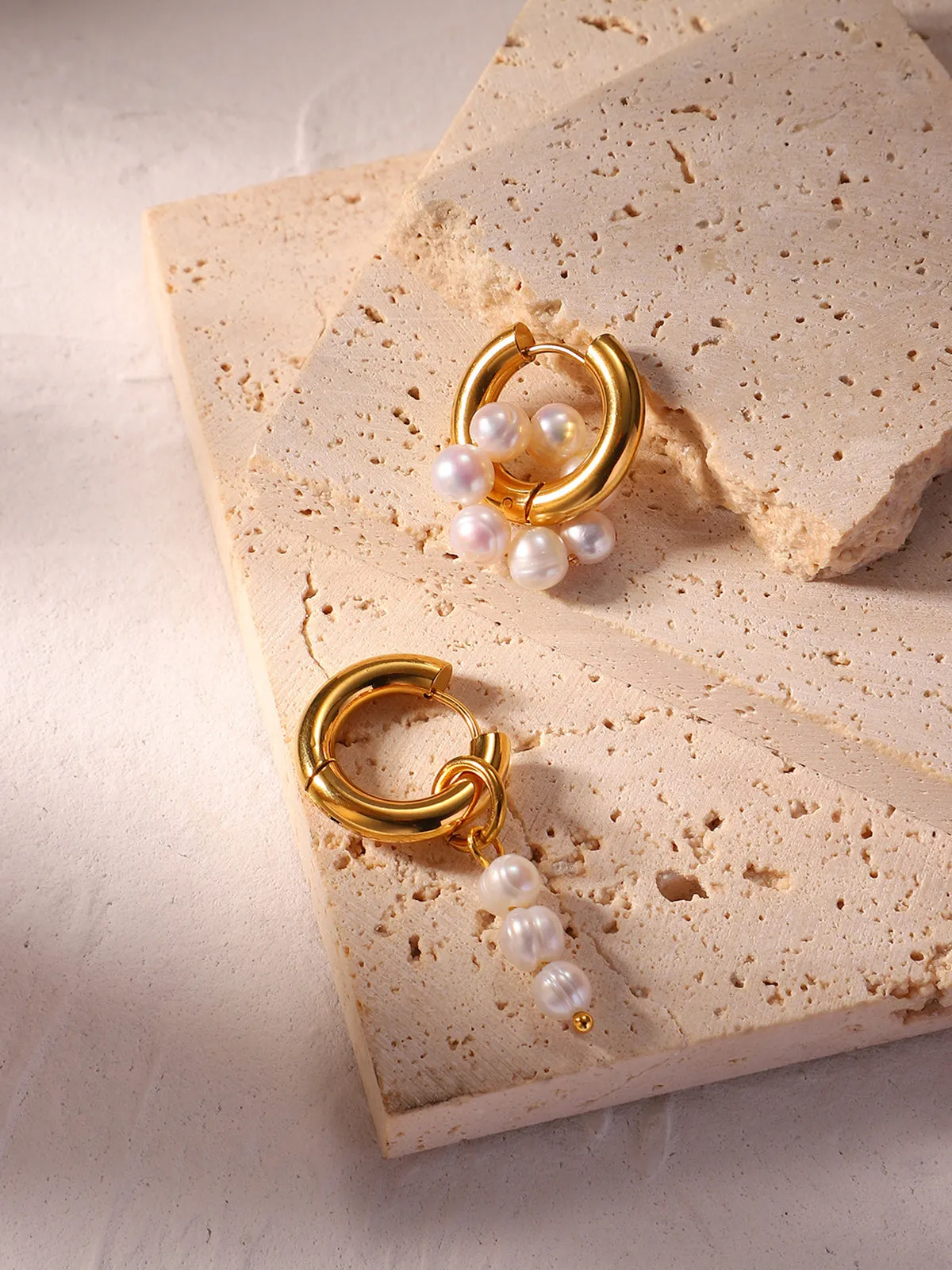 Pearl of Joy Drop Earrings sold by COMMENSE product image thumbnail 4