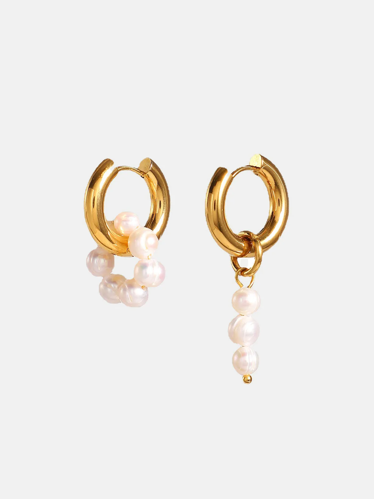 Pearl of Joy Drop Earrings sold by COMMENSE