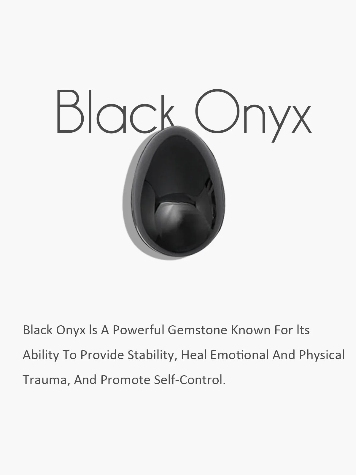 Midnight Elegance Black Onyx Necklace sold by COMMENSE product image thumbnail 5