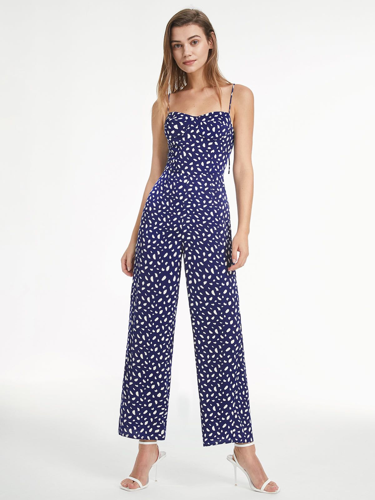 Light Petal Sweetheart Tank Wide Leg Jumpsuit sold by COMMENSE product image thumbnail 3