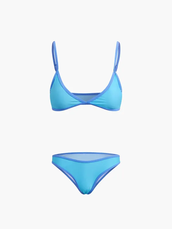 Adjustable Strap Two Piece Bikini Set sold by COMMENSE