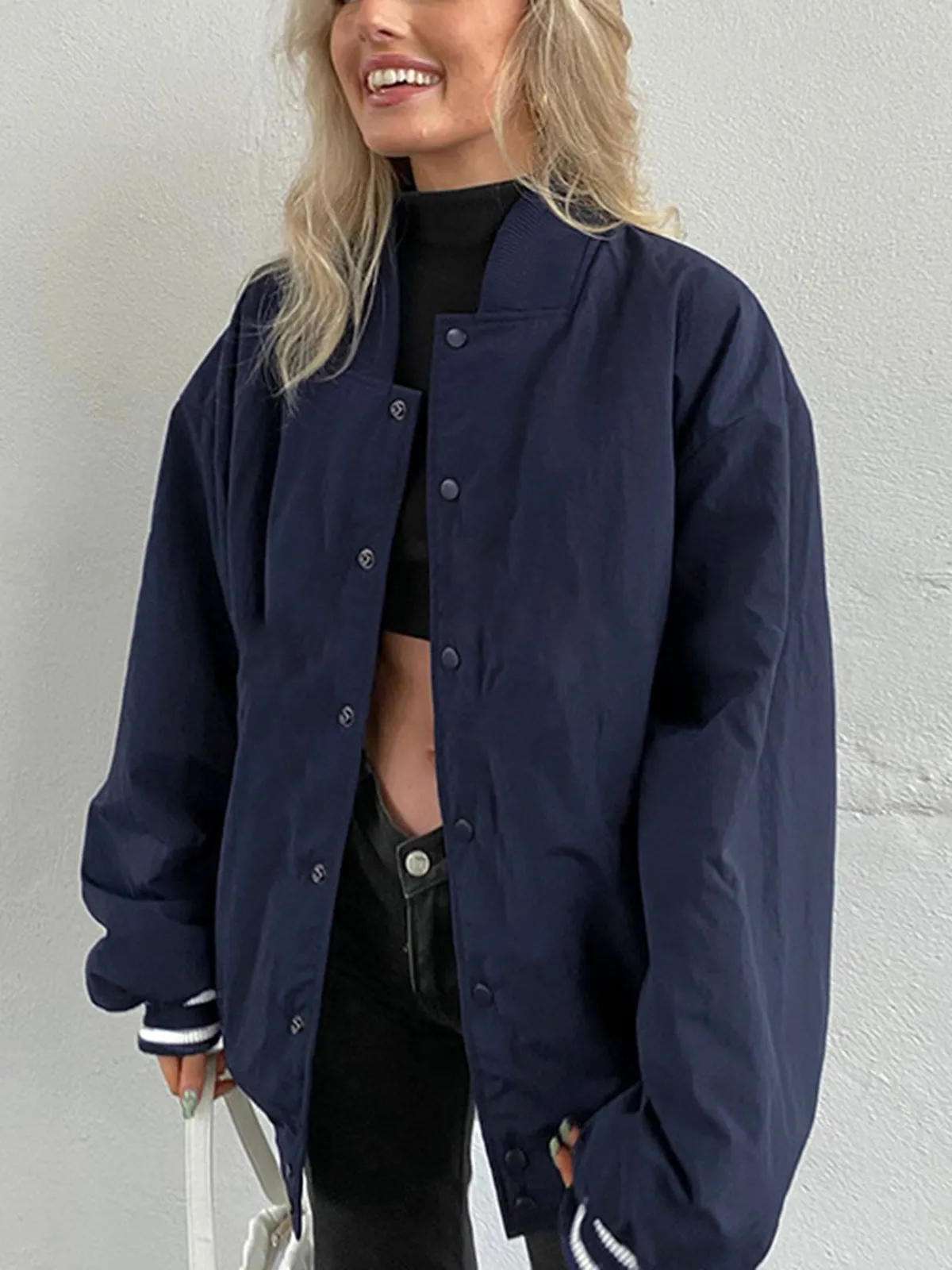 Weekend Wishes Bomber Jacket sold by COMMENSE product image thumbnail 3