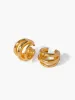 Triple Layered Chubby Hoop Ear Cuff sold by COMMENSE