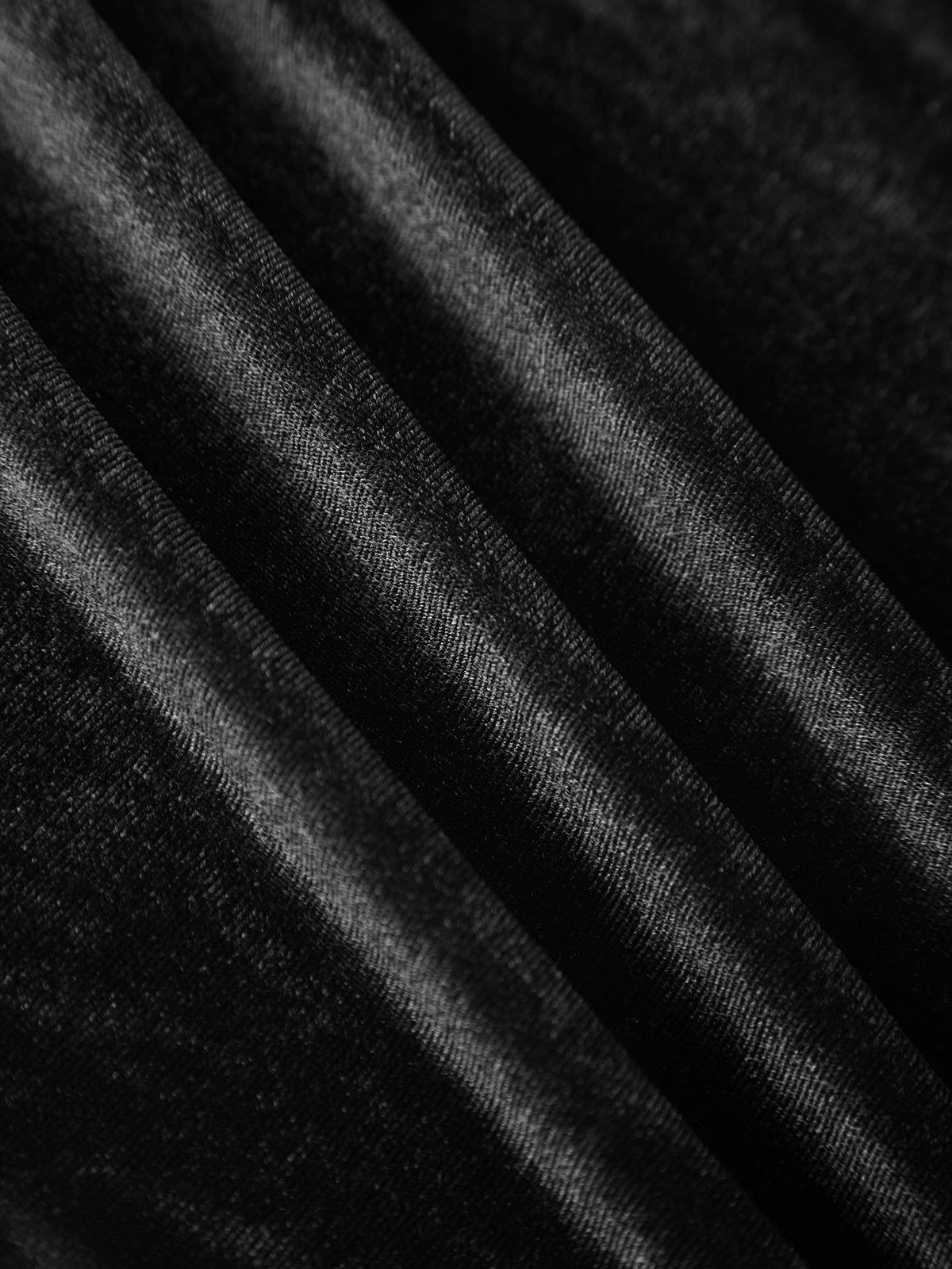 Solid Velvet Straight Leg Pants sold by COMMENSE product image thumbnail 4