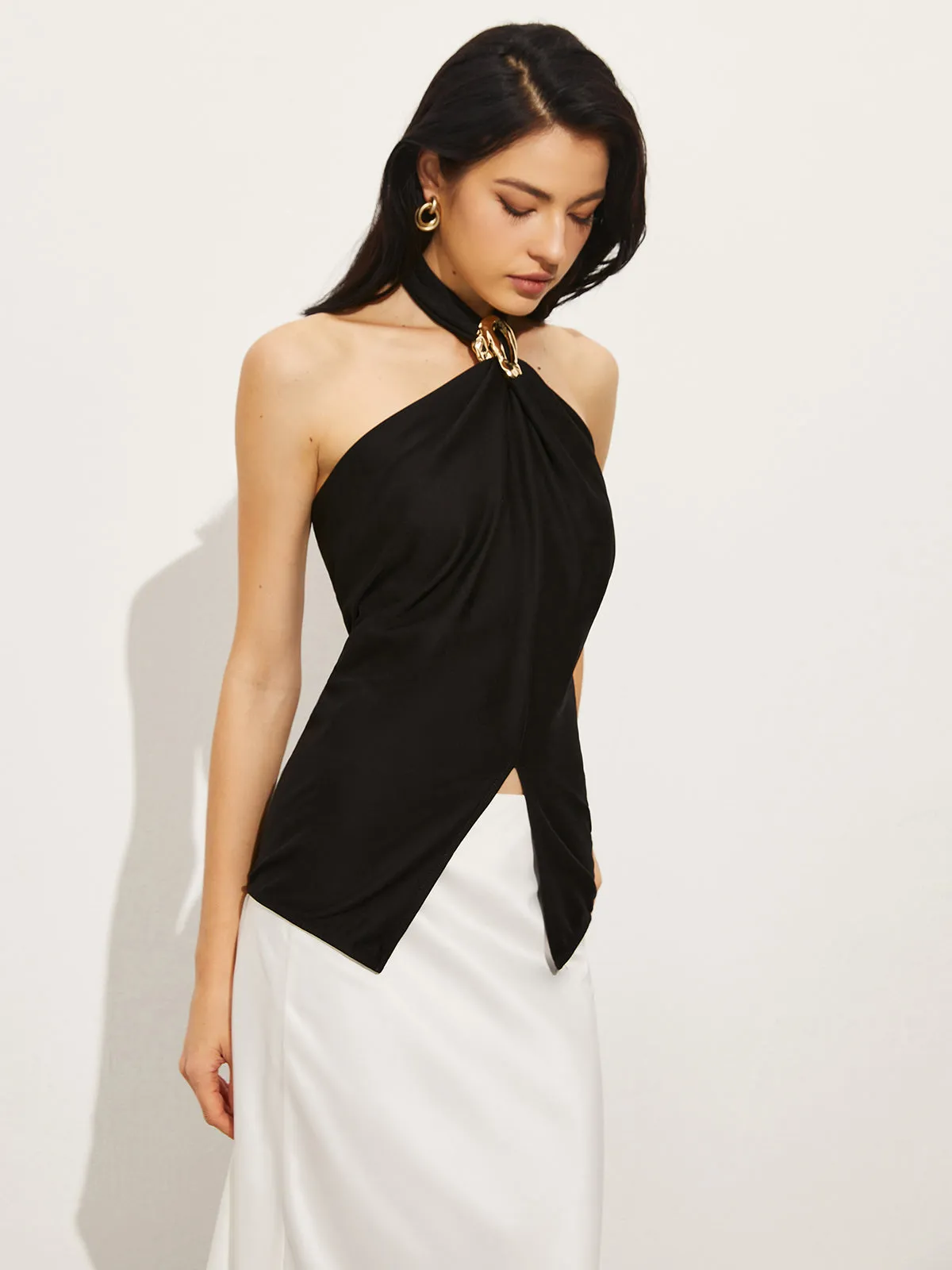 Cross Halter Top sold by COMMENSE product image thumbnail 3